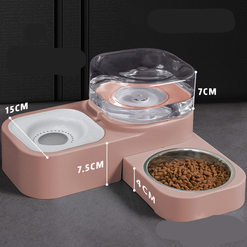 Dispensador de agua automático móvil y desenchufable para mascotas.