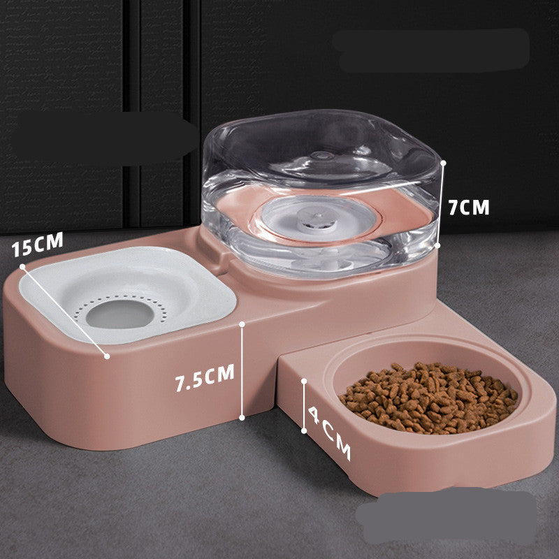 Dispensador de agua automático móvil y desenchufable para mascotas.