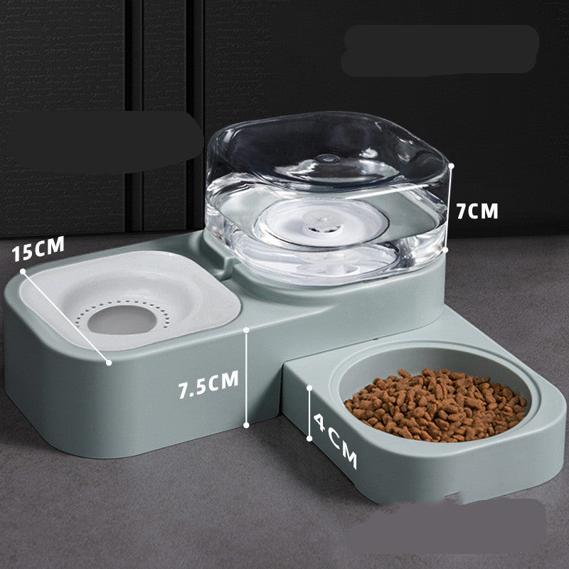 Dispensador de agua automático móvil y desenchufable para mascotas.