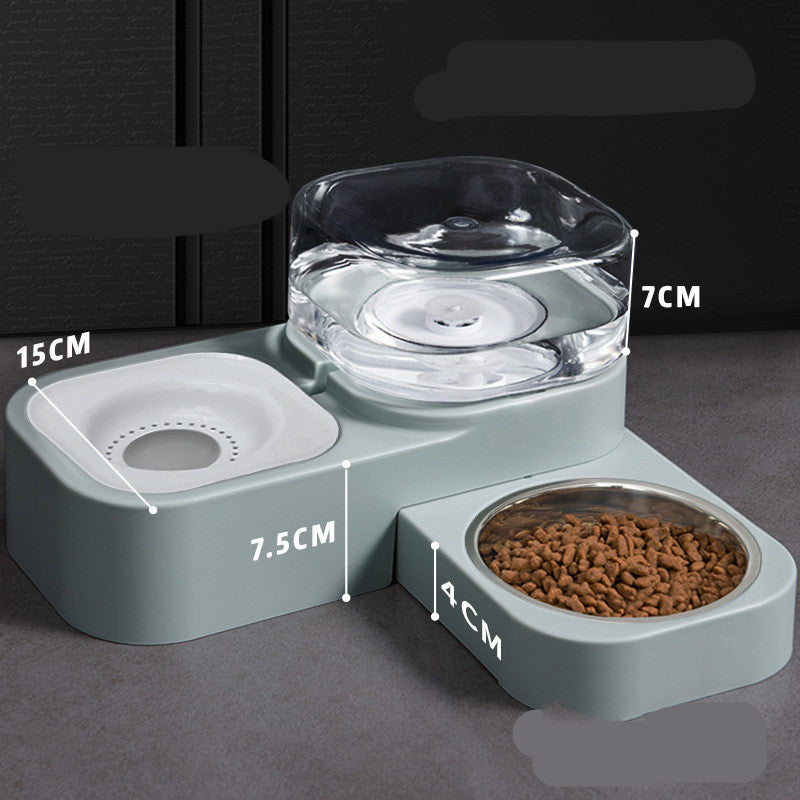 Dispensador de agua automático móvil y desenchufable para mascotas.