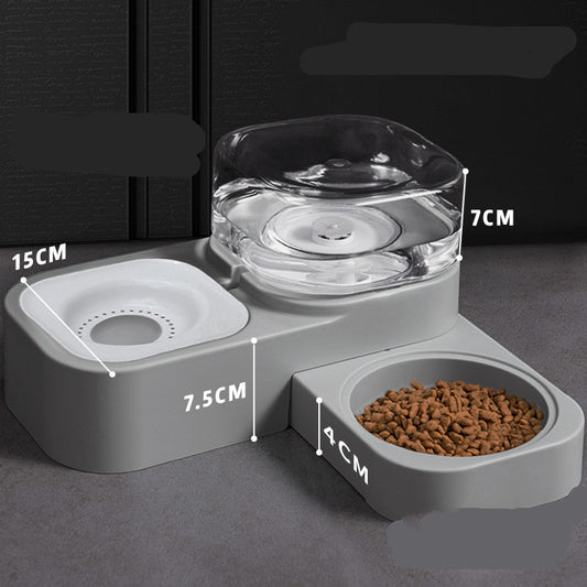 Dispensador de agua automático móvil y desenchufable para mascotas.
